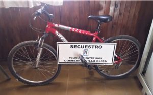 Sustracción de una bicicleta en Villa Elisa, 2 menores implicados