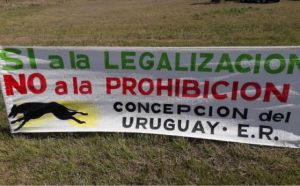 Galgueros se manifestaron en el ingreso a C. del U.