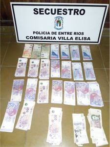 Sustrajeron una suma importante de dinero en Villa Elisa