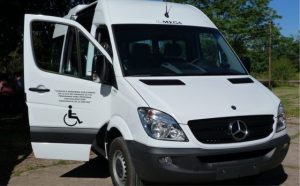 Camioneta adaptada para la ciudad de Villa Elisa