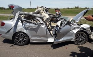 Colisión entre 2 vehículos en la Autovía Gervasio Artigas