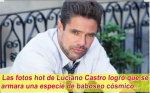 Luciano Castro logró que se armara una especie de baboseo cósmico