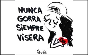 La marca de la gorra. Por Ayelen Lambert