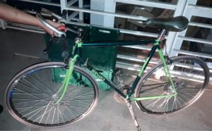 Formal secuestro de una bicicleta de competición en Colón