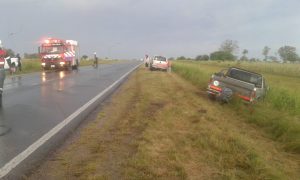 Accidente de tránsito en Ruta Nac. 130 a la altura del km. 47,5