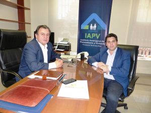 Bastian se reunió con Marcelo Bisogni, presidente del IAPV