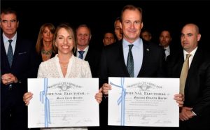 Bordet fue proclamado gobernador y Stratta vicegobernadora
