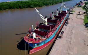 Nueva exportación de madera desde los puertos entrerrianos