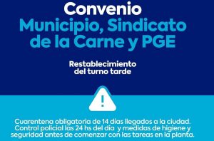 Acuerdo entre el Municipio de San José, el Sindicato de la Carne y Directivos de PGE
