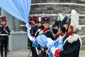 Stratta y Bahl encabezaron el acto por el Día de la Bandera en Paraná