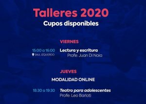 La Municipalidad de San José invita a sumarse a los nuevos talleres