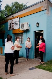 La Ministra de desarrollo Social de la provincia visitó Villa Elisa