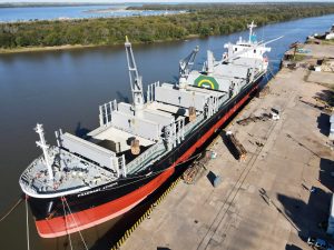 Los puertos entrerrianos exportan con tiempos de embarque de máxima competitividad