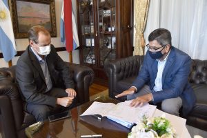 Bordet repasó con el titular de Enersa el plan de obras energéticas de la provincia