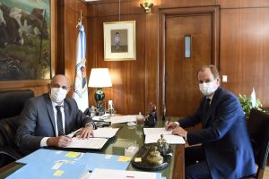Bordet se reunió con tres ministros nacionales y concretó obras e inversiones para Entre Ríos