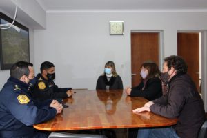 Autoridades locales se reunieron con el Jefe Departamental de Policía