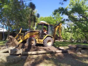 Continúan las mejoras sobre las instalaciones del Balneario Municipal de Villa Elisa