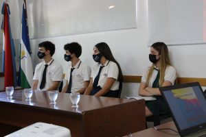 Jóvenes elisenses que participaron del Senado Juvenil fueron recibidos en el Concejo Deliberante