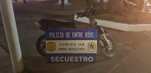 Personal Policial recuperó moto que había sido sustraída