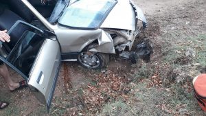Accidente de tránsito en calle Perón entre Maipú y 2 de Abril de Colón