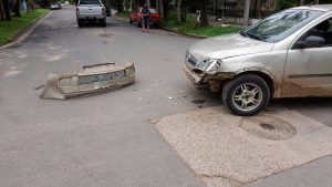 Accidente sin lesionados en Mitre y Hernández de Colón