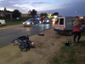 En San José Motociclista resultó con lesiones de carácter leves