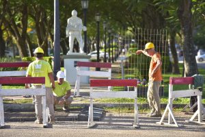 Se realizan intervenciones en las cinco esquinas para brindar mayor seguridad vial en Villa Elisa