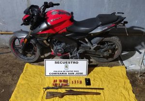San José: Allanamiento y detención