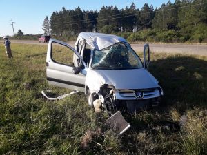 Accidente en el km 196-197 de la Autovía José Gervasio Artigas