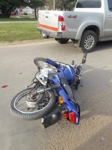 Accidente en Urquiza y Olavarría de Villa Elisa