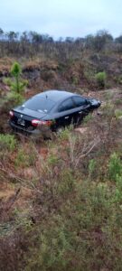 Despiste  en el km 216 de la Autovía