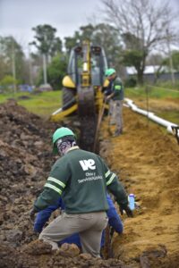 Avanzan los trabajos para dotar de agua corriente a dos nuevas manzanas a urbanizar