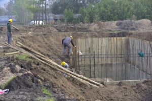 Avanza la obra del Plan Totalizador de Cloacas en Villa Elisa