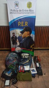 SE RECUPERARON ELEMENTOS ROBADOS