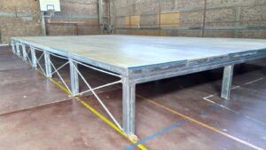 Finalizó la construcción del nuevo escenario para eventos