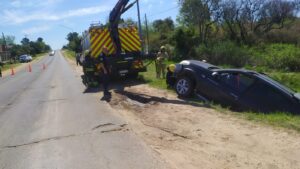 Despiste sin lesionados en ex ruta 26
