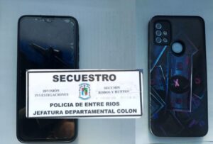 SE RECUPERÓ TELÉFONO CELULAR