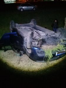 VUELCO EN EL KM 143 DE LA AUTOVÍA GENERAL ARTIGAS.