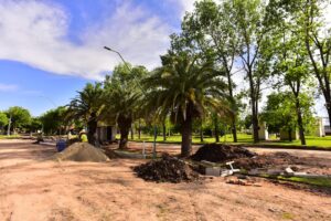 Mejoras en el estacionamiento y acceso al Polideportivo de Villa Elisa