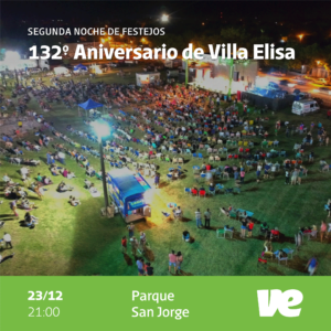 Fecha confirmada para el cierre de los festejos de la ciudad de Villa Elisa