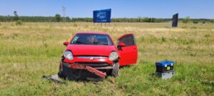 Accidente de tránsito en el km 213 de la autovía Gervasio Artigas