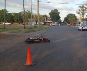 Colón: Un motociclista resultó con lesiones graves en un Accidente.