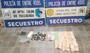 Se secuestraron estupefacientes y elementos Varios en la ciudad de Colón