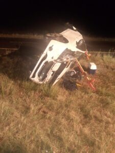Accidente de tránsito en el km 177 de la autovía Gervasio Artigas