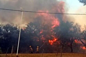 Incendio en la zona noroeste de Concepción del Uruguay