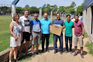 La Municipalidad de Colón colabora con la mejora de luminarias en el Club Campito