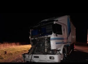 Accidente de tránsito en el km 178 de la Autovía José Gervasio Artigas