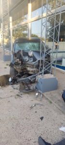 Joven que sustrajo un vehículo protagonizó un accidente de tránsito