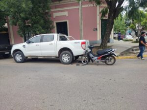 Motociclista resultó con lesiones en un accidente de tránsito en Colón