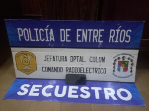 Se recuperó un teléfono celular